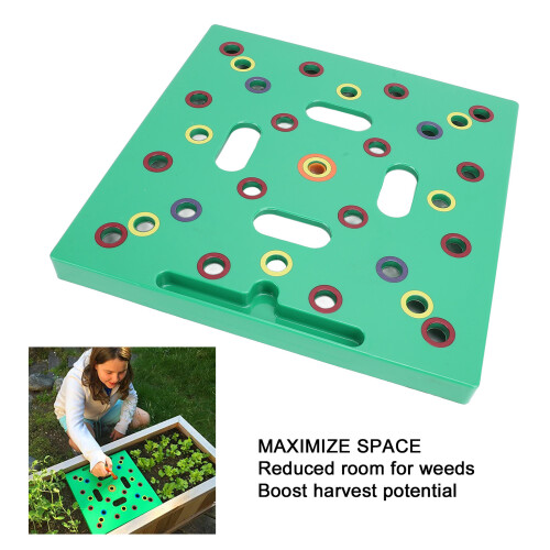 Garden Seedling Spacer Tool Plastic Color Coded Planting Guide 2