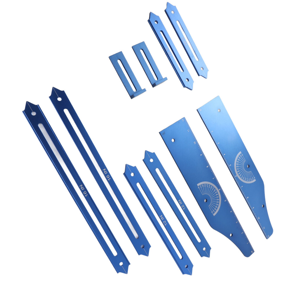 Aluminum Alloy Stair Tread Template Tool Gauge, 20.3-142.2Cm 8081378649857