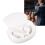 Wireless Translator Earbuds APP 74 Languages Noise Cancelling White 15