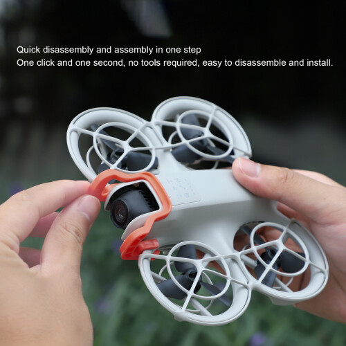 Drone Camera Lens Bumper Guard Anti-Collision Protector Red for NEO Drone 2