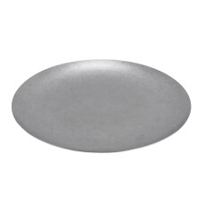 304 Stainless Steel Round Dessert Plate 30cm for Salad & Snacks