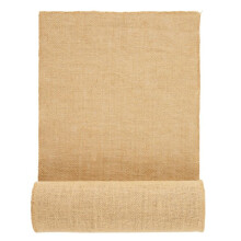 Jutekangaspaketti - DUOKU - 14 tuumaa x 30 jalkaa - Luonnollinen Jutekuitu - Ihanteellinen Käsityöhön - Beig