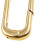 HOMYL Lobster Clasp Solid Gold Oval Snap Connector for 8