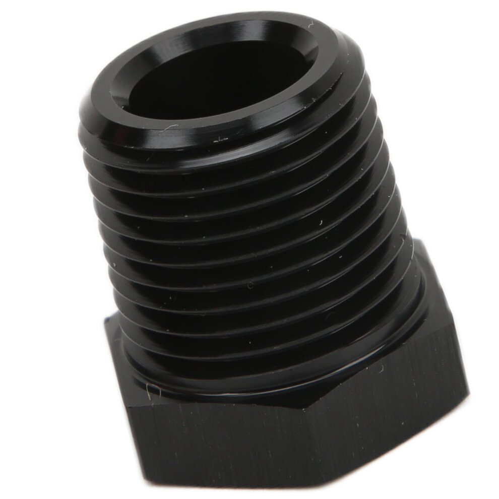 1/4In To 1/8In Npt Reducer Adapter For Car Durable Male To Female Fitting Black 4301391432118