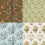Scrapbook Background Paper Floral Distressed Pink Red Rose 6