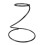 Rustproof Metal Coffee Dripper Stand - Black, 16.5x19.5cm 4