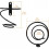 (Spiral Type) Metal Wine Rack - Wall Mounted Single Bottle Holder 5