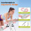 Homcom Adjustable AB Machine Foldable Abdominal Trainer Home Workout LED Monitor 2