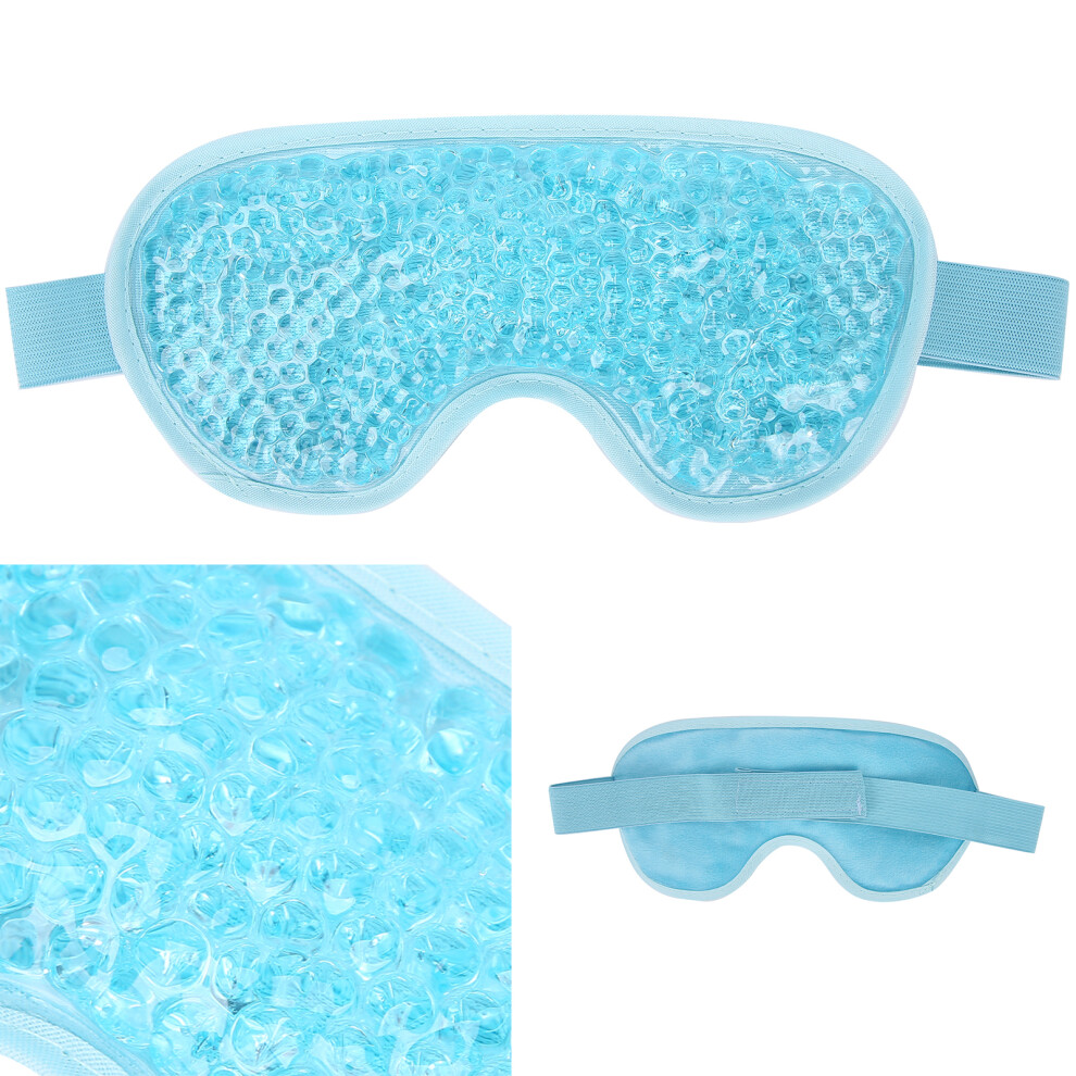 Blue Gel Eye Pack Hot Cold Compress For Swelling & Fatigue Relief,
