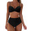 (Black, S) Sexy Push-Up Bikini Set for Beach & Pool 4