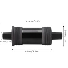 Steel Sealed BB 68mm Square Crank