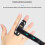 Integrierter, geschnittener Fingerschutz,-Schwarz Rot S M 6