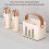 Portable Bluetooth Karaoke Speaker Set with Dual Mics - Ivory 2