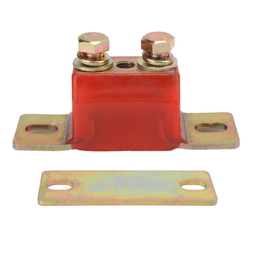 Polyurethane Transmission Mount 1/2 Bolt Chevy 1958-2001 Red 1