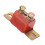 Polyurethan-Getriebehalter 1/2-Schraube Chevy 1958-2001 Rot 14