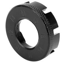 8-Way Bicycle Spoke Wrench Molybdenum Steel Repair Tool Black