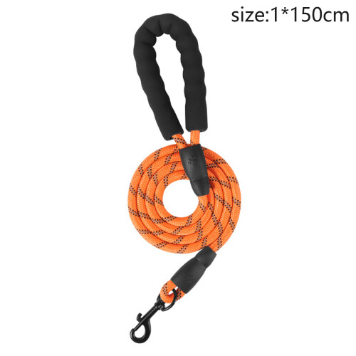 (Orange) Robuste, bissfeste Hundeleine zum Training 2