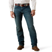 ARIAT Mænds M4 Low Rise Stretch Legacy Boot Cut Jeans, Freeman, 32W x 32L