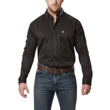 Camisa Polo ARIAT para Hombre Negro/Blanco