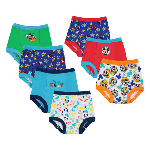 Disney Disney Jongens Mickey Mouse Potty Training Pants Multipack 7pk, 2T