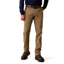 ARIAT Mænds Rebar M4 Lav Talje DuraStretch Stabelbare Straight Leg Bukser Field Khaki