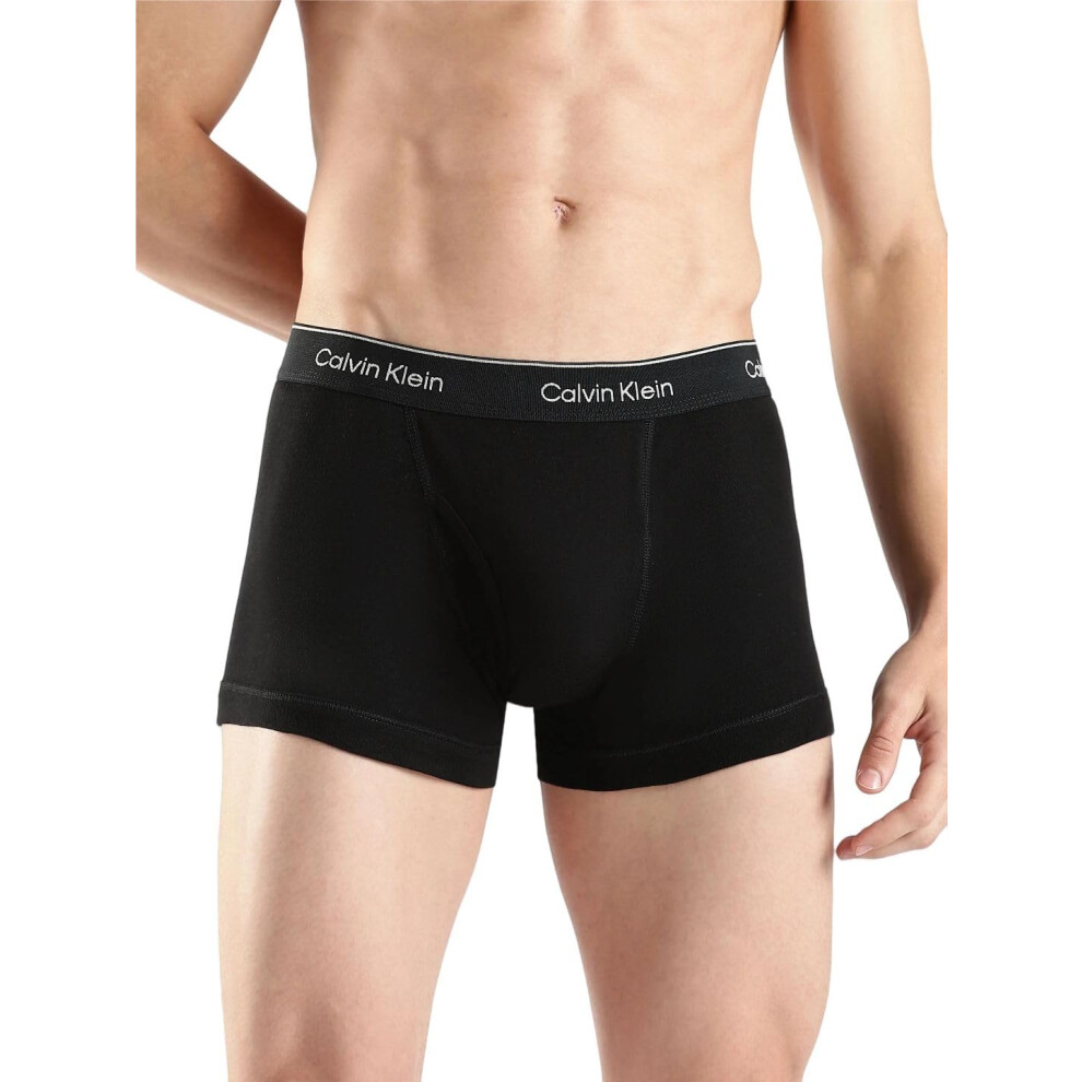 Calvin Klein Underwear Solid Low Rise Trunk Black