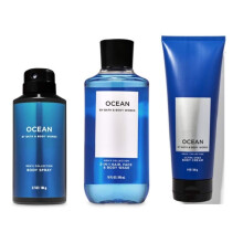 Bath and Body Works - Ocean - Voor Mannen - 3-delige Set - (2020 Editie)