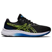 ASICS Heren Gel-Excite 9 Hardloopschoenen, 10, Zwart/Gevaar Groen