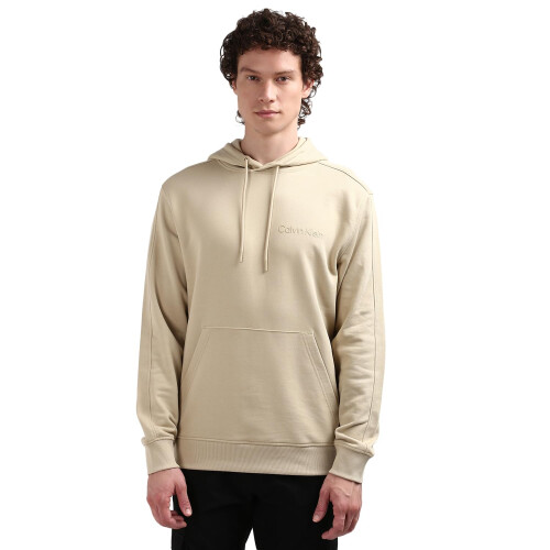 Calvin Klein Calvin Klein Baumwoll Kapuzenpullover Hellkhaki
