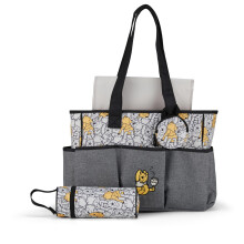 Bolsa de pañales Disney Cudlie para mamás | Bolsa de viaje espaciosa y funcional de 17 pulgadas