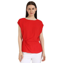Top Rosso Donna Calvin Klein Jeans