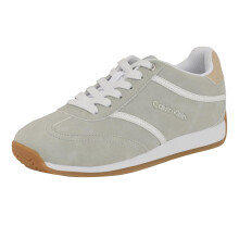 Calvin Klein Dames Avyenna Sneaker, Lichtgrijs/Wit 050, 9