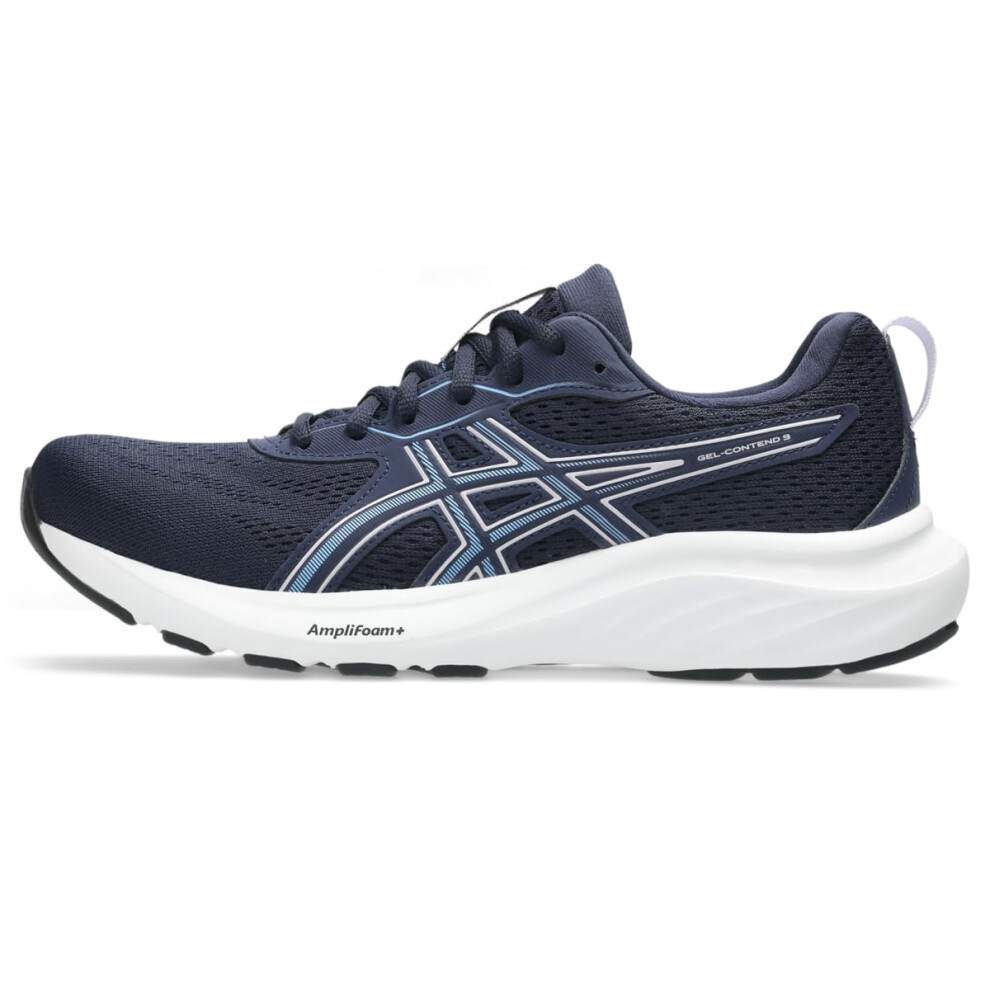 Asics Women's Gel-Contend 9 Running Shoes, 7, Midnight/Lilac Hint