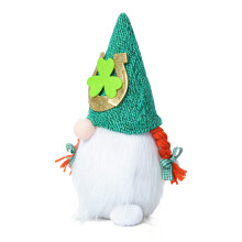 Patricks Day Zwerge Plüsch-Elfen-Tischdekoration für-Damenmodell