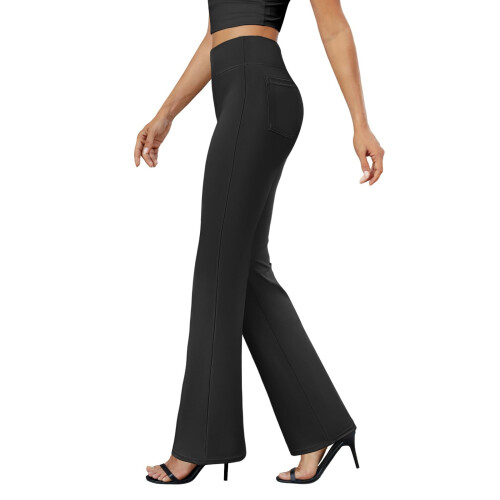 Bootcut-Anzughose für Damen,-Schwarz XXL