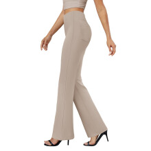 Bootcut-Anzughose für Damen,-Beige XXL