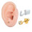 (4) Safe Self-Piercing Kit w/ Stud - Easy Use 2