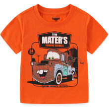 Disney Cars Tow Mater Jongens Korte Mouw T-Shirt voor Peuters Oranje