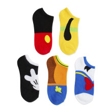 Disney Dames Mickey Mouse 5 Pack Geen Show Sokken