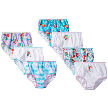 Disney Meisjes 7 Pack Prinses en Ariel Ondergoed Ariel 2T-3T