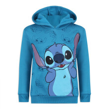 Disney Lilo und Stitch Unisex Pullover Hoodie für Kleinkinder und große Kinder Blau