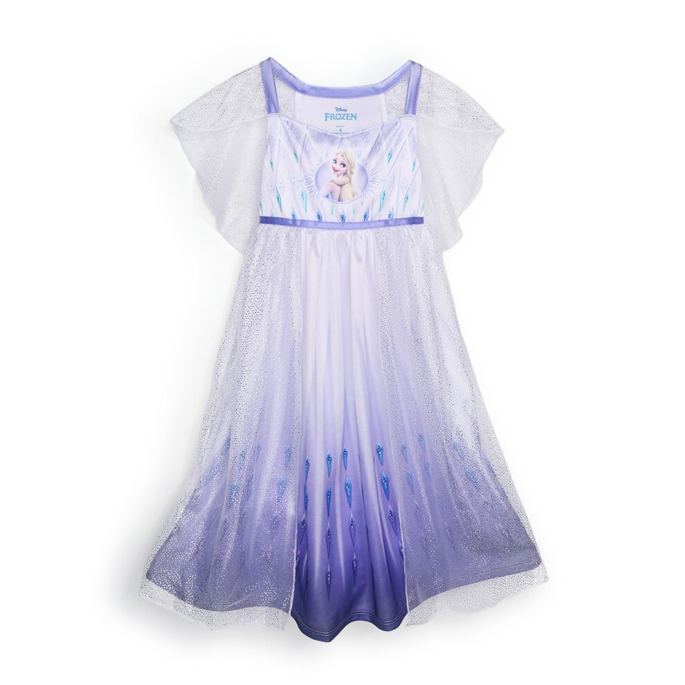 Disney Girls' Frozen 2 Fantasy Gown Nightgown, Beautiful Epilogue, 4
