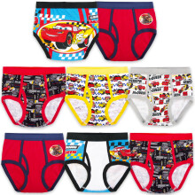 Ropa interior Disney Pixar Cars 100% algodón peinado con Lightning McQueen, Mater y más 18M - 8