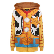 Disney Toy Story Woody of Buzz Lightyear Jongens Zip Up Hoodie voor Peuters en Kinderen Donkergeel