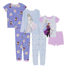 Disney Pige 6-Delt Snug-Fit Bomulds Pyjamas Sæt, BEDRE SAMMEN, 6