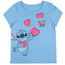 Disney Lilo & Stitch Maglietta Ragazze Blu 10-12