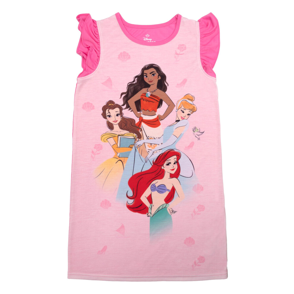 Disney Girls Nightgown, Soft & Cute Pajamas For Kids, Princess Party, 2T