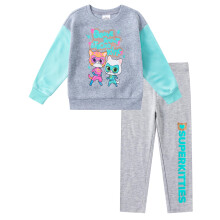 Disney Super Kitties Mädchen Fleece Sweatshirt und Leggings Set für Kleinkinder und große Kinder