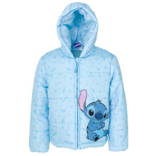 Disney Lilo & Stitch Grote Meisjes Winterjas Puffer Blauw 10-12