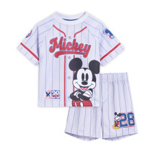 Disney Mickey Mouse Dreng Mesh Sport Jersey T-Shirt og Basketshorts Sæt 2T
